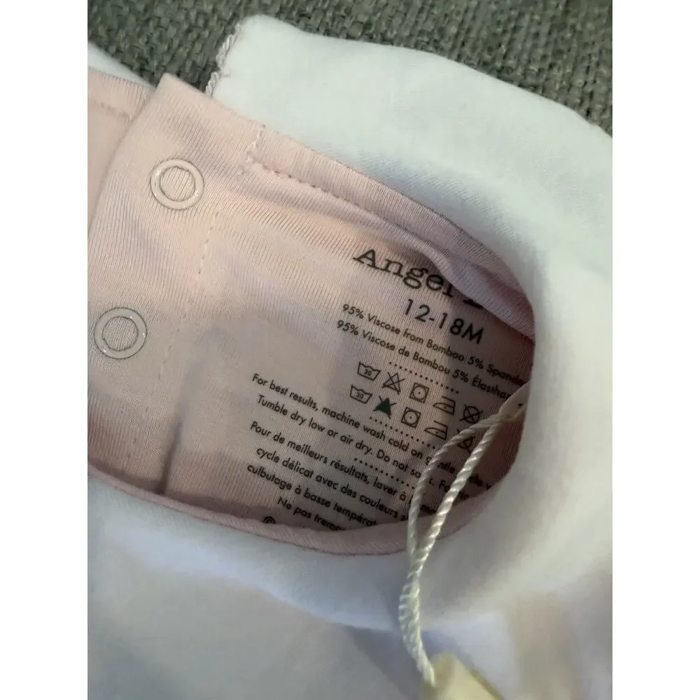 Angel Dear Smocked Bamboo Dress W/ Bloomers Pink Now Themed 12-18 Months NWT